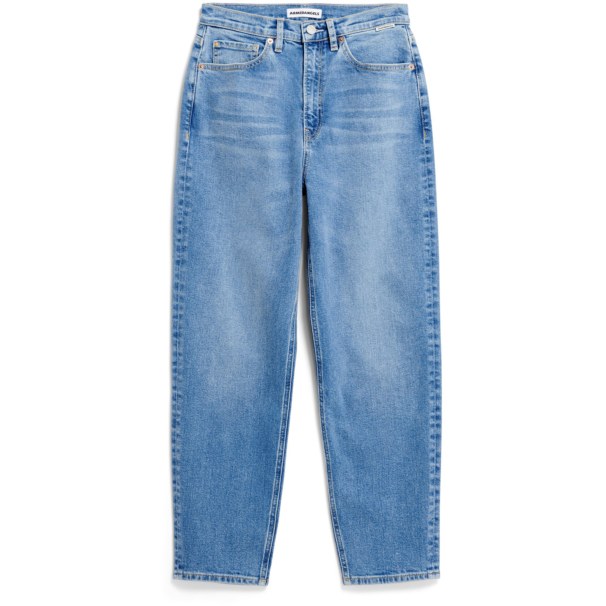 Armedangels Mairraa Mom Damen Jeans & Freizeithose blau Größe S Lifestyle Widerstandsfähig Lyocell (Tencel)