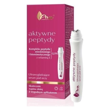 Ava LABORATORIUM Aktywne Peptydy ultrawygładzające serum pod oczy 15ml (Augenpflege Serum, 15 ml, Tag + Nacht) (5905538550964)