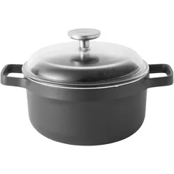 BergHoff Kochtopf Gem Line, Pfanne + Kochtopf, Schwarz