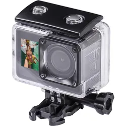 Trevi Cámara De Acción Deportiva 4k Wi-Fi Con Carcasa Subacuática 30m Go 2550 4k (WLAN), Action Cam, Schwarz