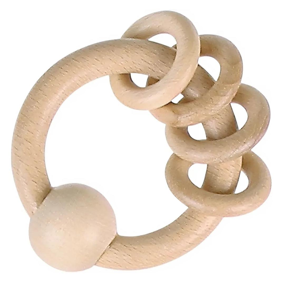 Goki Greifling mit 4 Ringen, natur (65322)