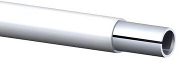 RDI Vinyl ADA Secondary Hand Rail System 80 Inch Vinyl Clad Aluminum Hand Rail - White