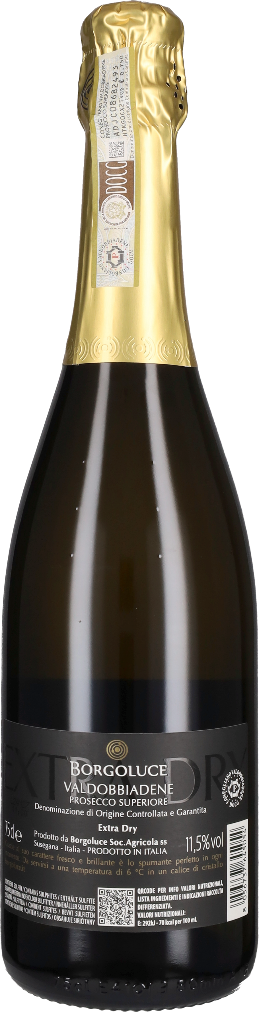 Prosecco di Valdobbiadene Superiore Extra Dry Borgoluce