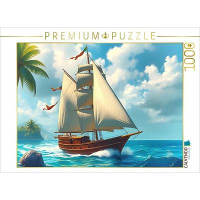 CALVENDO Puzzle Tropischer Wind | 1000 Teile Lege-Größe 64x48cm Foto-Puzzle für glückliche Stunden