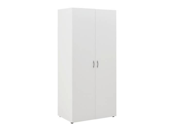 Drehtürenschrank 81/177/51 cm Weiss