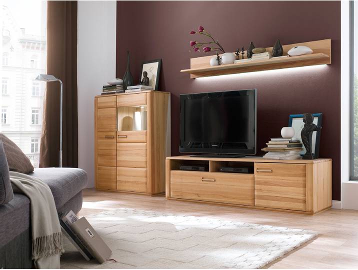 Wandboard Spanplatte, furniert Holz 179cm