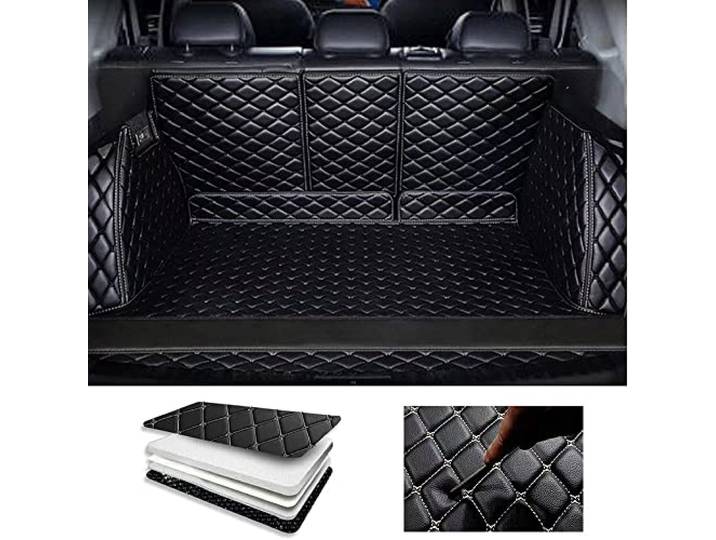 YAZGAN Für Mini Countryman 2017-2024 Kofferraumabdeckung mit Vollständiger Abdeckung, Schutzpolster für Innendekoration, Styling Zubehör,A Black