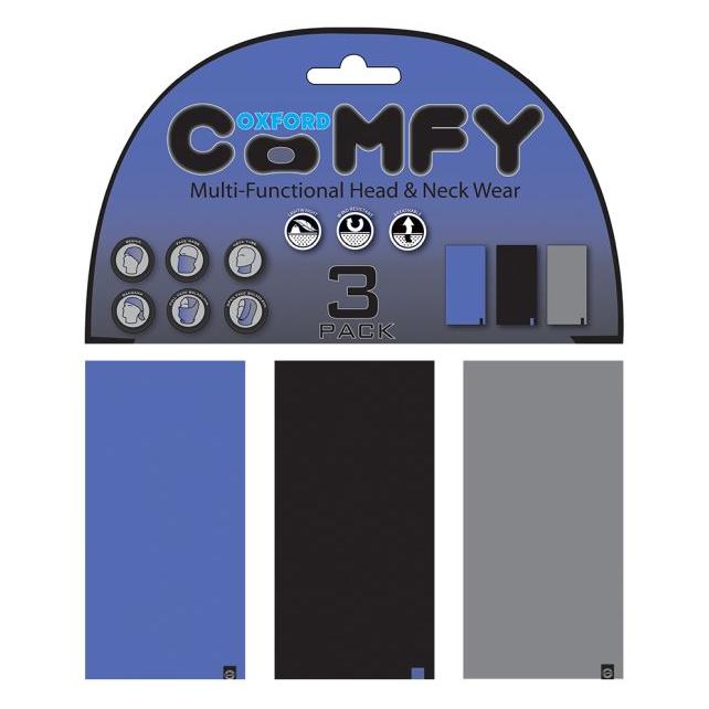 Oxford Comfy Blue/Blk/Grey 3-Pack (NW114)