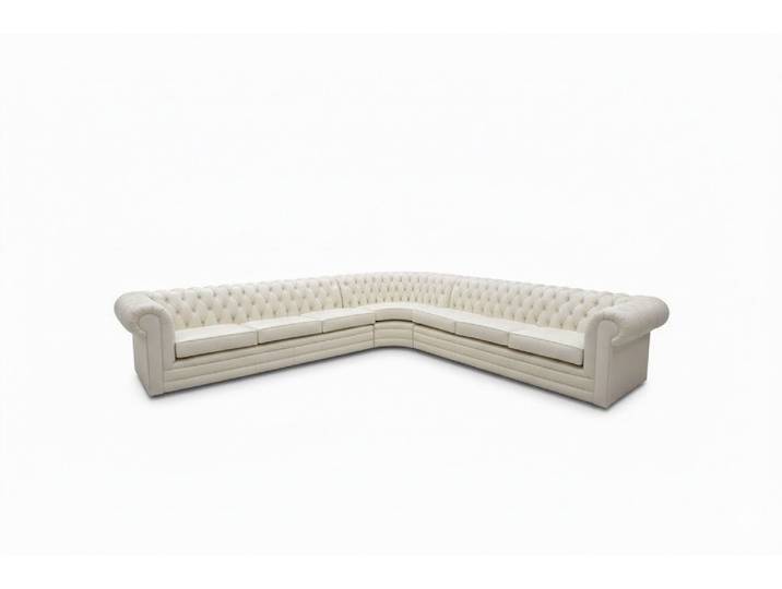 JVmoebel Chesterfield-Sofa Elegantes Ledersofa im Chesterfield-Stil mit individueller Gestaltung, Made in Europa