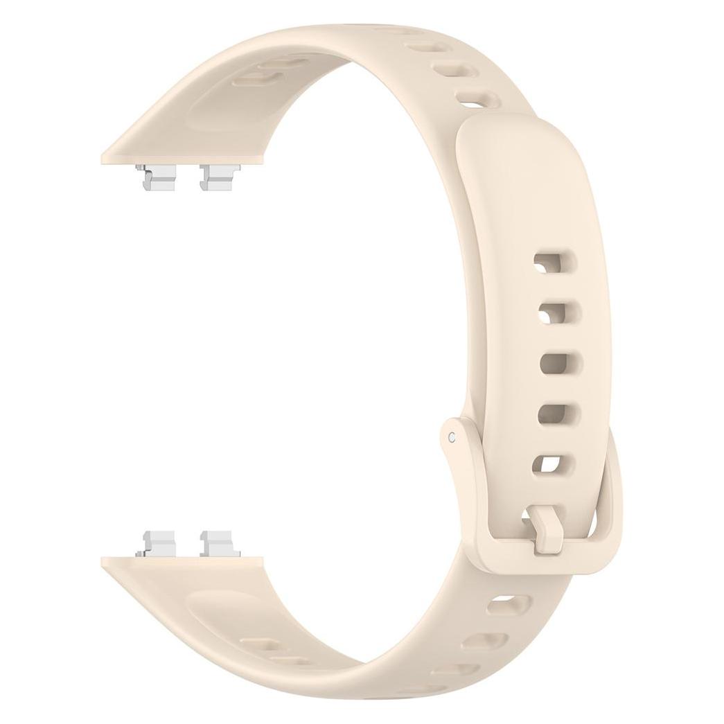 Techsuit - Watchband (W081) - Huawei Band 11 / Band 11 Pro - Cream (Silicone) (68332344)