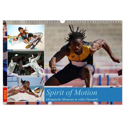 Spirit of Motion (Wandkalender 2026 DIN A3 quer), CALVENDO Monatskalender