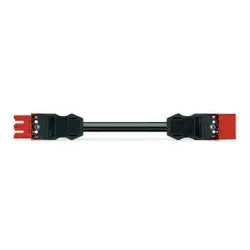 Wago 771-9973/017-601 konfektionierte Verbindungsleitung,Eca,Buchse Stecker,rot 7719973017601