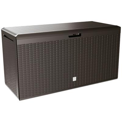 Auflagenbox PROSPERPLAST "Boxe Board", braun, Kunststoff, Aufbewahrungsboxen, BxTxH: 117x47x60 cm, aus Kunststoff