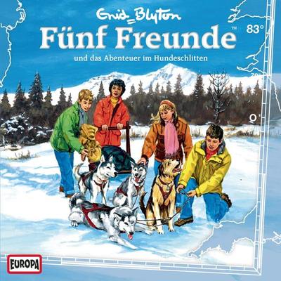 Folge 83: Fünf Freunde und das Abenteuer im Hundeschlitten - Enid Blyton,Gabriele Hartmann, Audio, 4064066619572