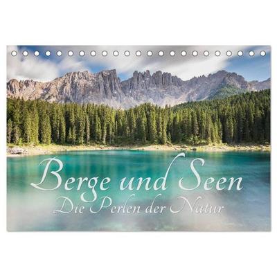 Berge und Seen - Die Perlen der Natur (Tischkalender 2027 DIN A5 quer), CALVENDO Monatskalender