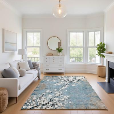 Addison Rugs Premium Washable Super Soft Cherry Blossoms Mayfield Rug