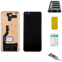 Kaputt.de Huawei P40 Pro OLED Display (ohne Rahmen) schwarz - Premium-Set (Display, Huawei P40 Pro), Mobilgerät Ersatzteile, Schwarz