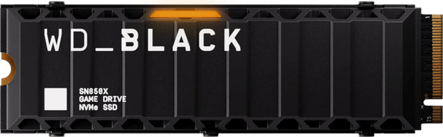 Western Digital WD Black SN850X 4TB Heatsink NVMe SSD