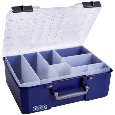 Sortimentskasten CarryLite 150 B413xT330xH147mm 8 Fächer blau RAACO