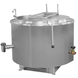 EURAST - Zylindrische marmite für dampf 300 liter - 1320x1330x940 mm - 18V03300
