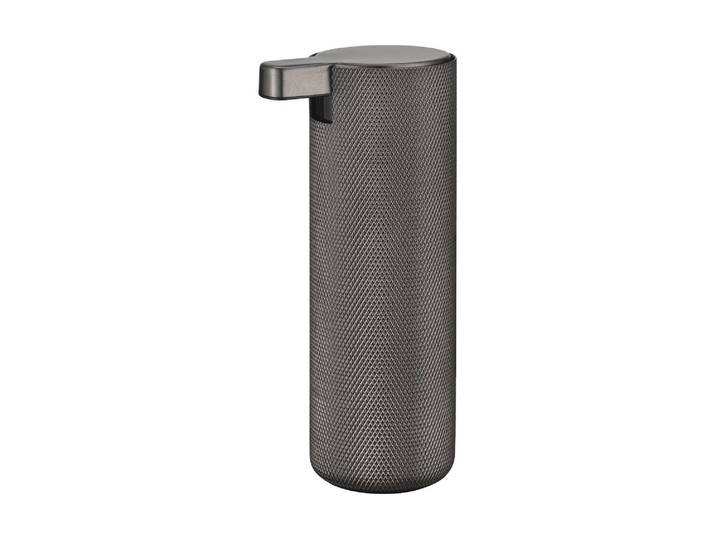 Seifenspender BLOMUS Modo Rof 165 ml , grau (anthrazit), B:5cm H:16cm, Edelstahl, Dosierspender, Seifenspender