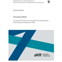Verwaiste Werke - Vom rechtlichen Problem zur rechtspraktischen Herausforderung bei der Nutzung vorb, Fachbücher von Steffen Albrecht