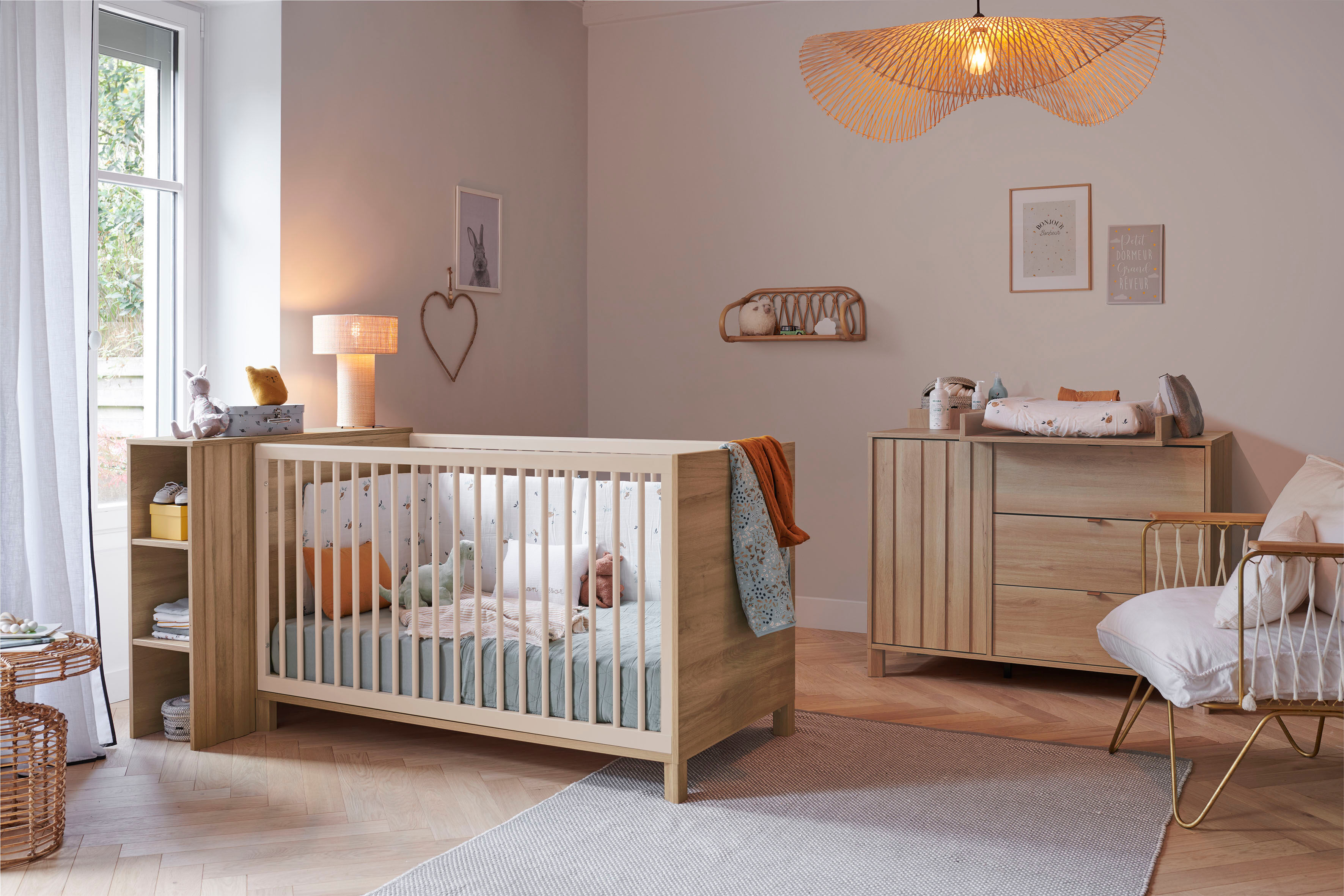 Kommode GAMI "kommode Calypso 3 Schubladen 1 Tür", braun (eiche bocage nachbildung), B:113cm H:86cm T:45cm, Holzwerkstoff, Sideboards, Kommode, Optimierter Stauraum mit dieser Kommode eiche bocage nachbildung B/H/T: 113cm x 86cm x 45cm, Eiche Bocage Nachb