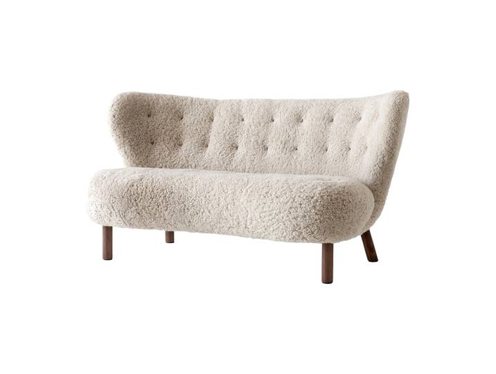 &Tradition Little Petra VB2 Sofa Walnuss geölt-Moonlight
