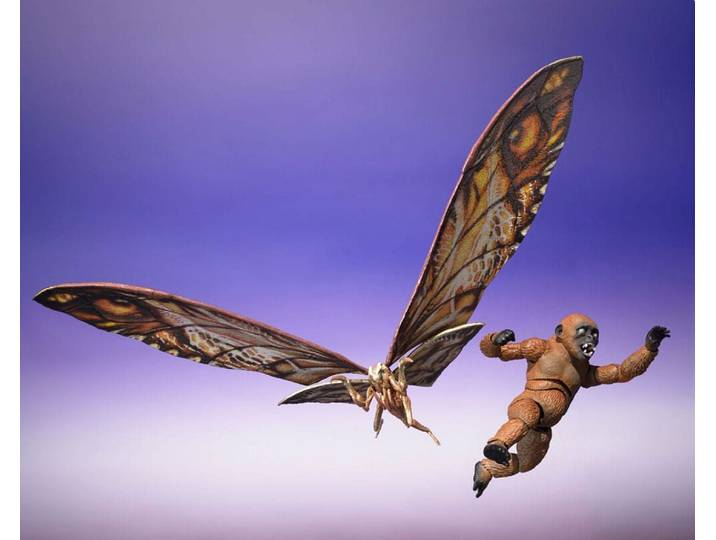 Bandai Tamashii Nations Actionfigur S.H.MonsterArts Godzilla x Kong: The New Empire Suko & Mothra Actionfi