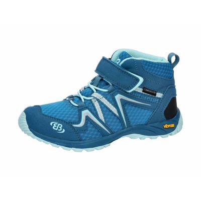 Wanderstiefel BRÜTTING "Outdoorstiefel Rockwall", Kinder, Gr. 31, blau, Synthetik, Schuhe Wanderstiefel