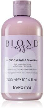 Inebrya BLONDesse Blonde Miracle Shampoo champô de limpeza desintoxicante para cabelo loiro e grisalho 300 ml. BLONDesse Blonde Miracle Shampoo