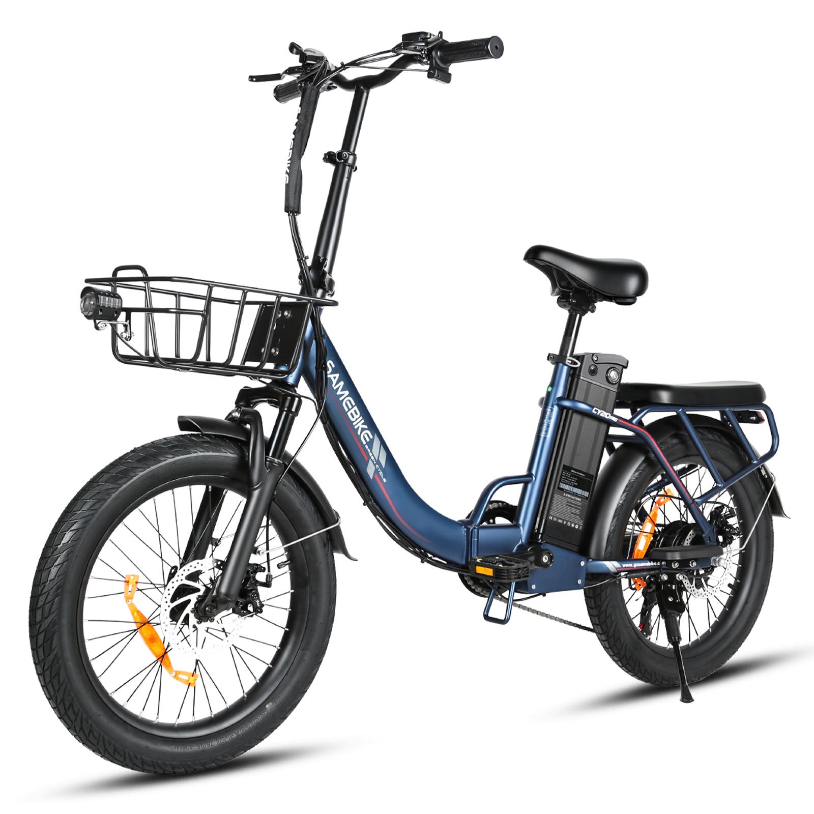 CY20 Pro-FT 20-Zoll faltbares Stadt-Pendler-Elektrofahrrad, 48 V 13 Ah, maximale Traglast 150 kg, mechanische Doppel-Scheibenbremse, dunkelblau
