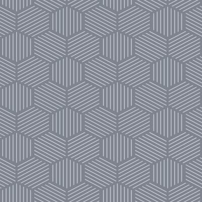 Veer Decor Striped Hexagonal Mosaic Peel and Stick Wallpaper