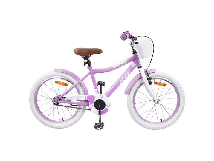 vidaXL Kinderfahrrad 18 Zoll für 5-7 Jahre alt Lila