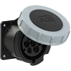 PCE 3272-7v CEE-Anbausteckdose (75x75mm) 32A 7p 7h IP66/IP67 32727v