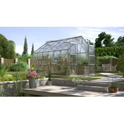 Vitavia Gewächshaus "Jupiter 9900",aluminium eloxiert,9,9 m2