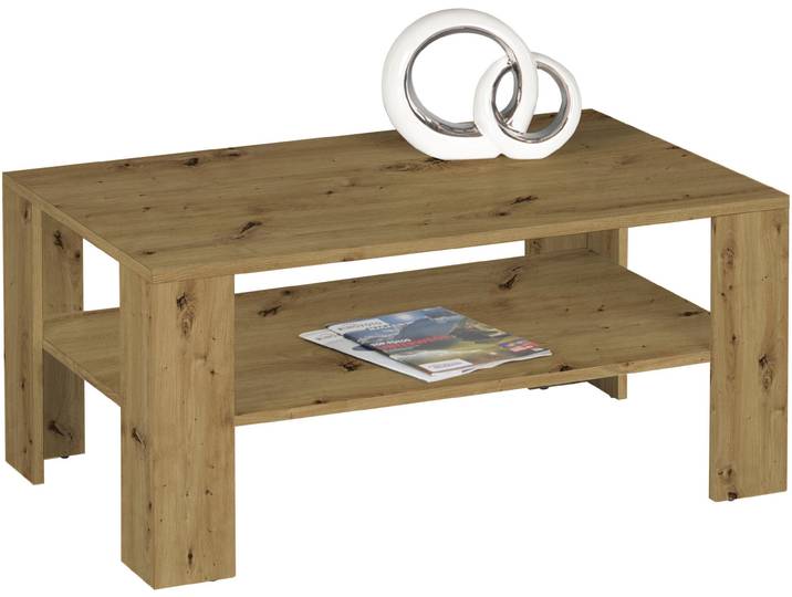 Couchtisch STOLKOM Joker , braun (braun, artisan, artisan), H:44cm, Tische, Couchtisch, Klassischer Wohnzimmertisch-Beistelltisch