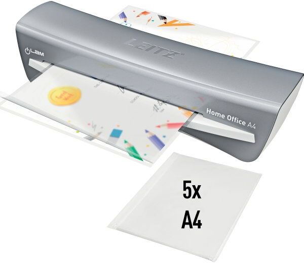 Leitz Lamineringsmaskine Ilam Home Office A4, Sølv