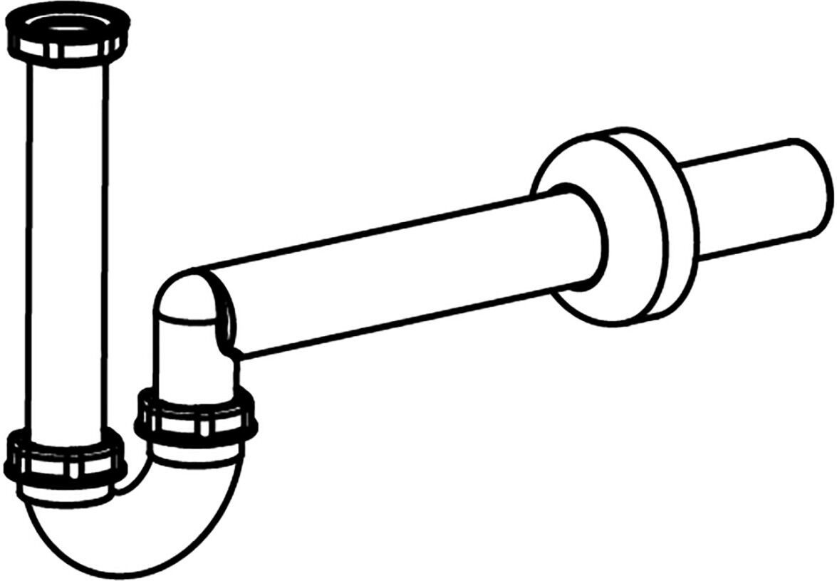 LAUFEN Siphon DN40, verchromt, 89394.8, 8939480000001 H8939480000001