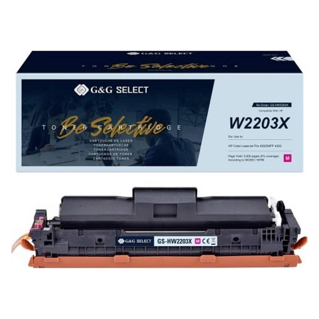 G&G Select Toner GS-HW2203X - Ersatz für 220X W2203X (für ) Farbe (GS-HW2203X)