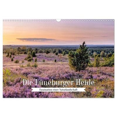 Die Lüneburger Heide - Faszination einer Naturlandschaft (Wandkalender 2026 DIN A3 quer), CALVENDO Monatskalender