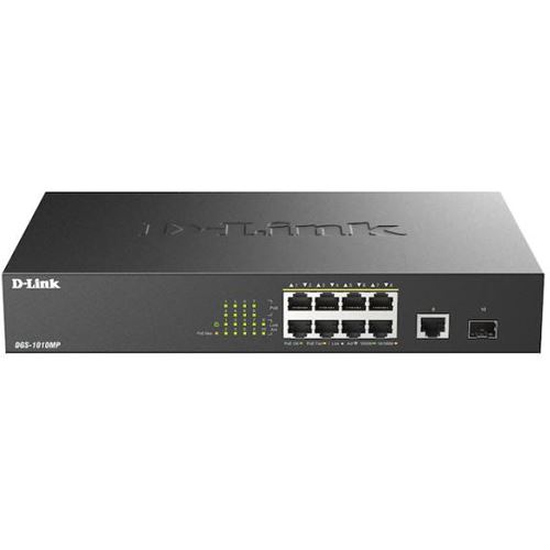D-Link DGS-1010MP/E 10-Port Layer2 PoE+ Gigabit Swi