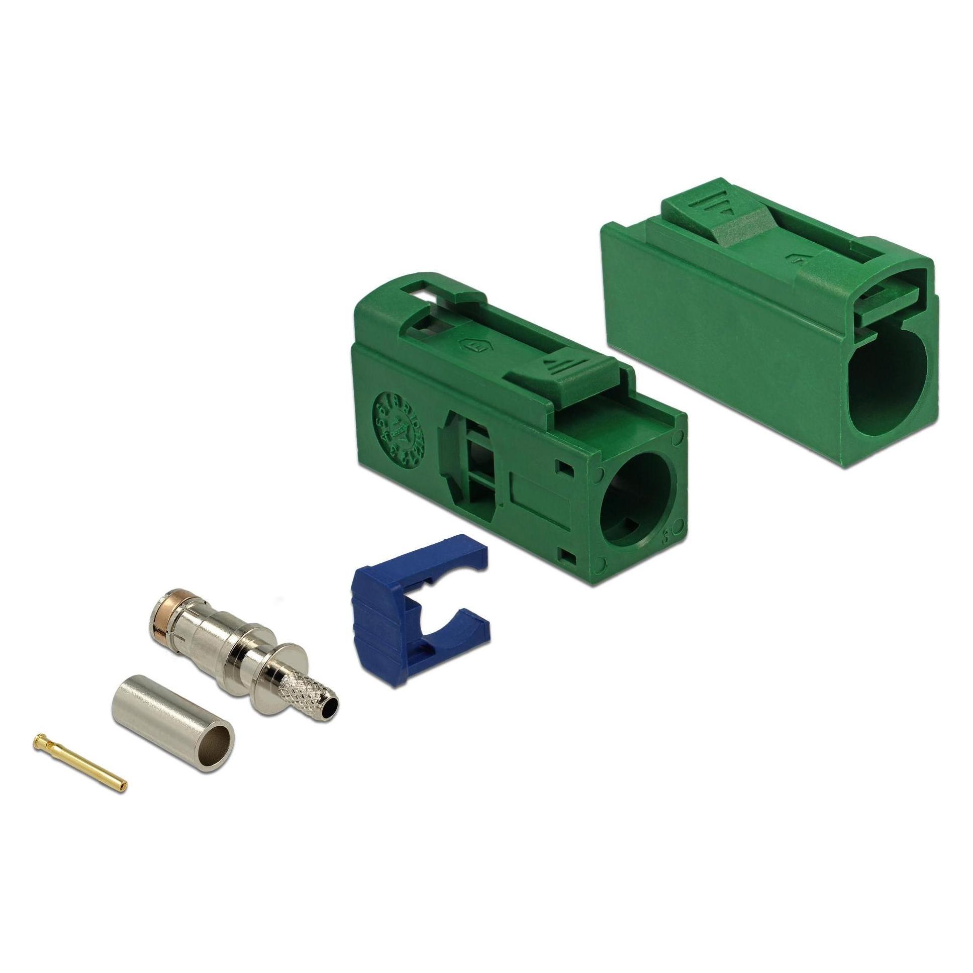 Delock FAKRA E jack 25 mm (long) for crimping (89689)