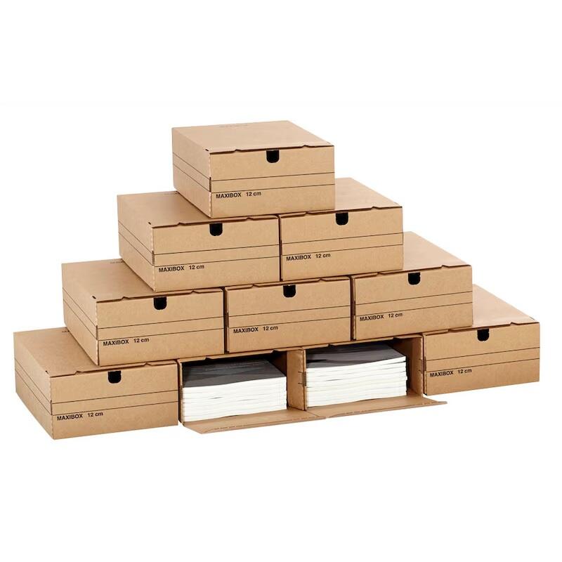 Top-Print Archivboxen für lose Dokumente 24,4 x 32,1 x 12,5 cm 557K10