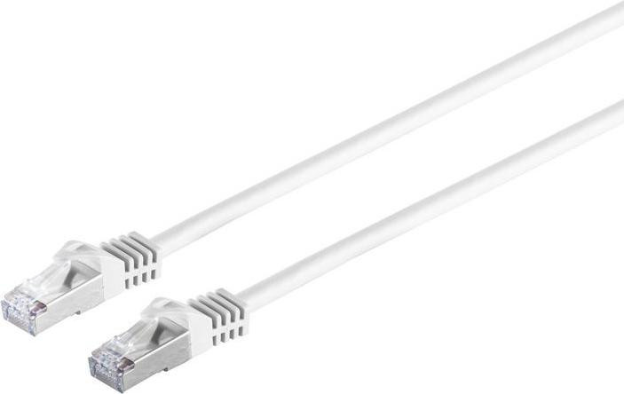 MicroConnect SFTP703W Cat7 S/FTP Netwerkkabel met RJ-45 connectoren, 3 meter, wit
