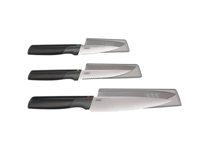 Joseph Joseph Elevate Küchenmesser Set 3 tlg. Schwarz