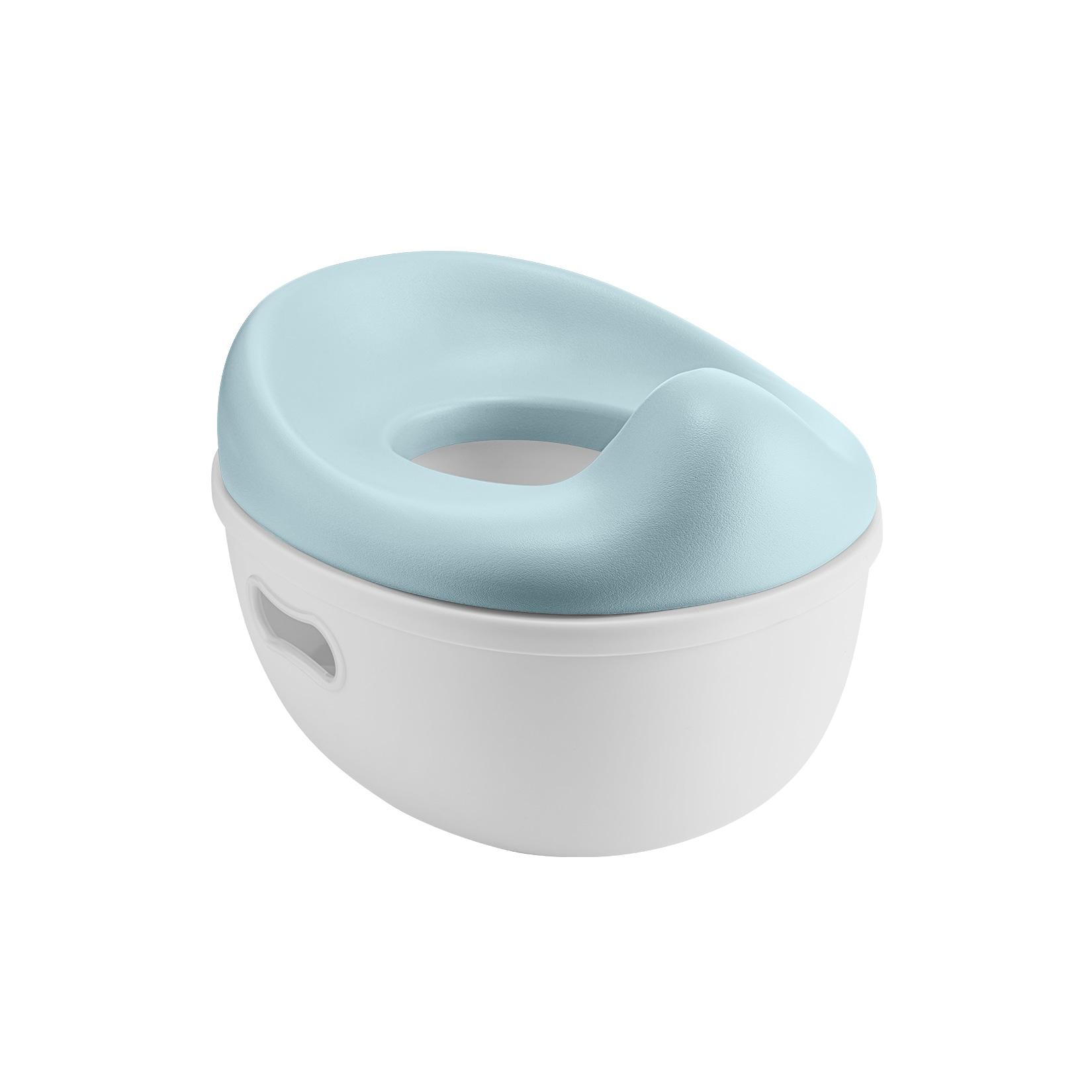 Kikkaboo Töpfchen 3 in 1 Trio, Toilettensitz, Tritthocker, rutschfeste Basis blau