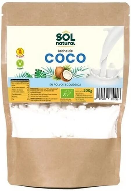 Sol Natural Leche De Coco En Polvo Bio 200g