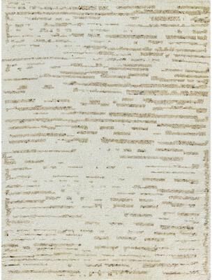 EXQUISITE RUGS Tahoe Hand-knotted Wool Ivory/Beige Area Rug.