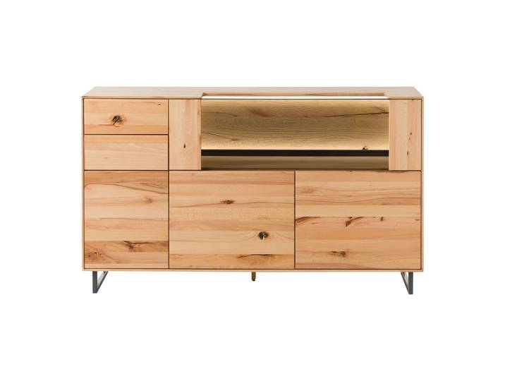 Sideboard Kernbuche 150x43x88 natur geölt SALZBURG #111